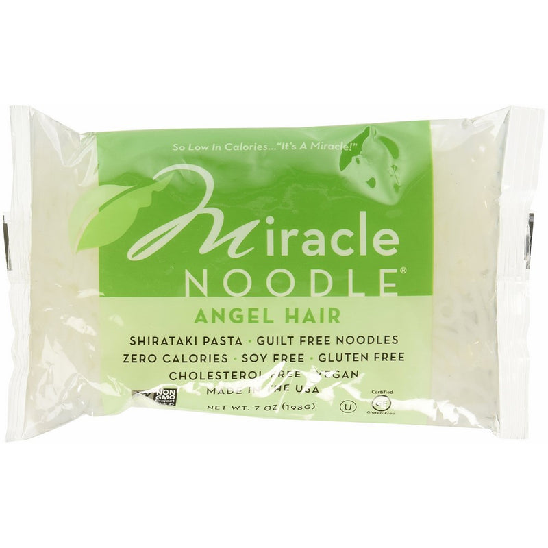 Miracle Noodle Shirataki Angel Hair Pasta, 7 Ounce (Pack of 6)