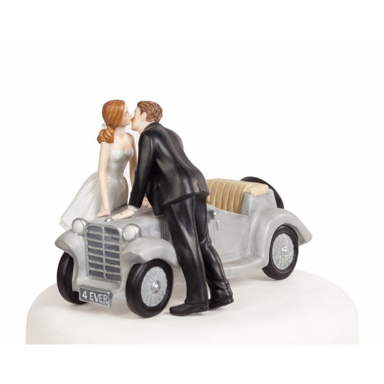 Wedding Collectibles "I'll Love U 4 EVER" Car Wedding Cake Topper