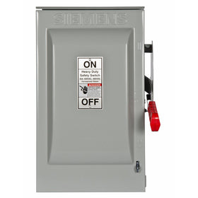 Siemens HF362R 60-Amp 3 Pole 600-volt 3 Wire Fused Heavy Duty Safety Switches
