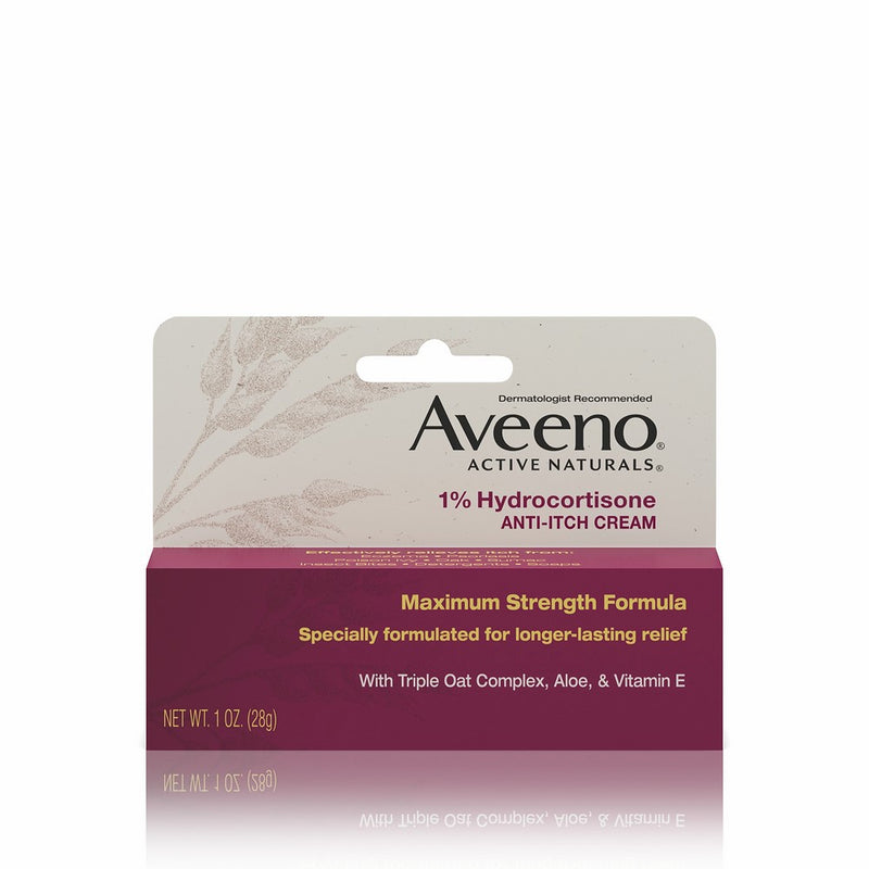 Aveeno 1% Hydrocortisone Anti-Itch Relief Cream, 1 oz.
