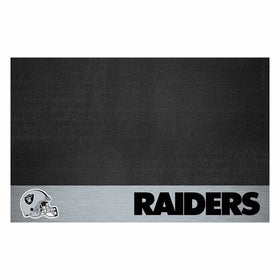 Fanmats NFL Oakland Raiders Vinyl Grill Mat