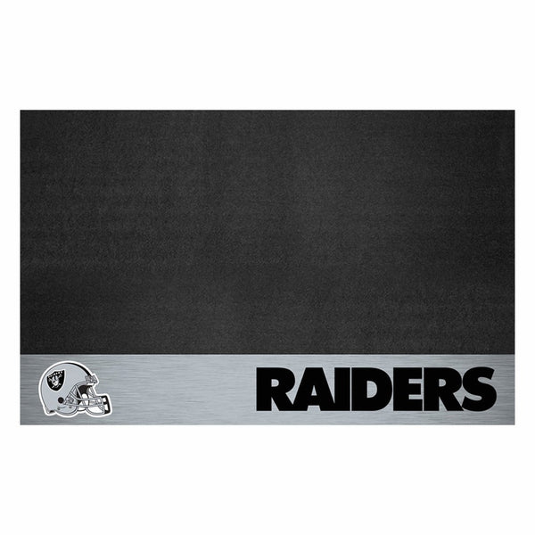 Fanmats NFL Oakland Raiders Vinyl Grill Mat
