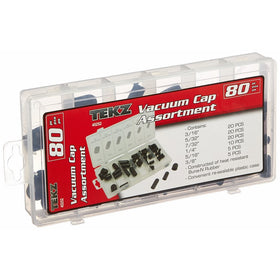 80 Piece Vacuum Cap Assortment