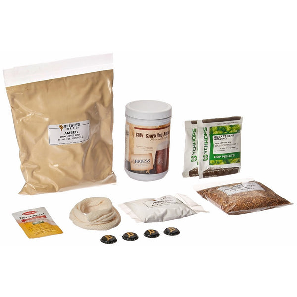 Brewer's Best American Amber Homebrew Beer Ingredient Kit