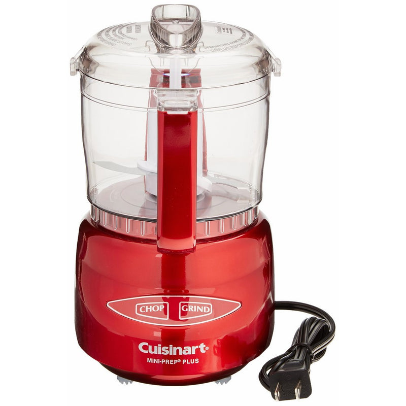 Cuisinart DLC-2AMR Mini-Prep Plus Processor, Metallic Red