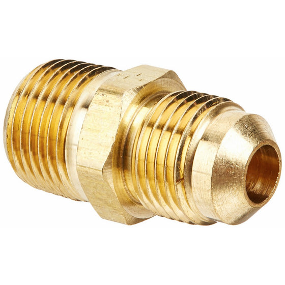 anderson metals corp 714048-0606 3/8 -Inch Flare x 3/8 -Inch Male Iron Pipe Thread, Brass Flare Connector