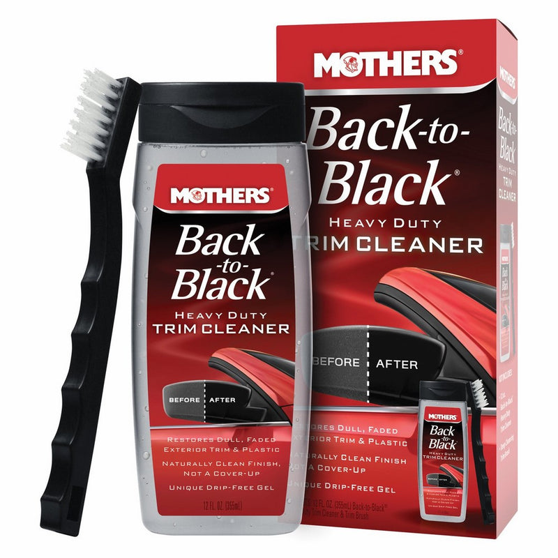 Mothers 06141 Back-to-Black Heavy Duty Trim Cleaner Kit