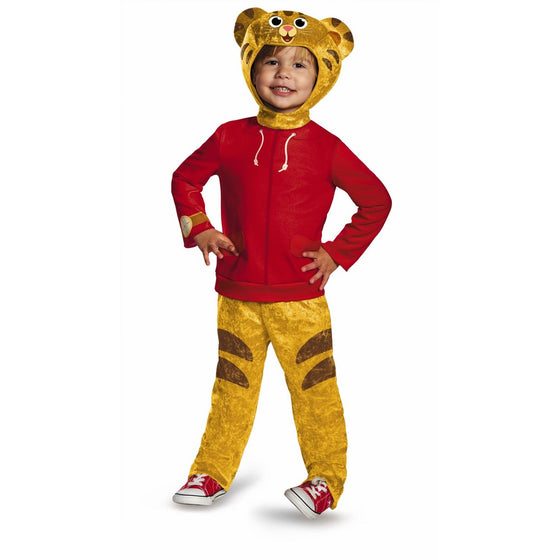 Daniel Tiger's Neighborhood Daniel Tiger Classic Toddler Costume, Small/2T