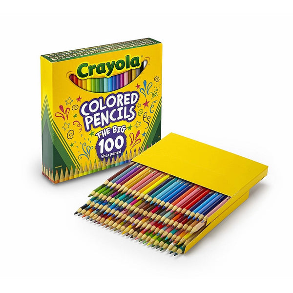 Crayola Different Colored Pencils, 100 Count, Adult Coloring