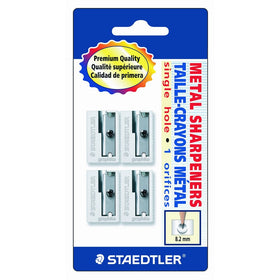 Staedtler Handheld Pencil Sharpeners, Graphite, 4 pieces