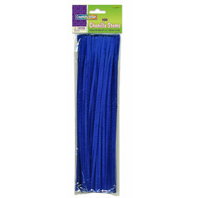 Creativity Street Chenille Stems/Pipe Cleaners 12 Inch x 4mm 100-Piece, Dark Blue