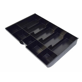 Steelmaster Replacement 10-Compartment Cash Tray for Model 2215CBTGY, Black (221M23)