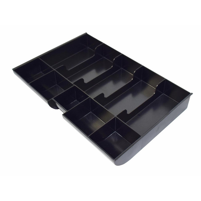 Steelmaster Replacement 10-Compartment Cash Tray for Model 2215CBTGY, Black (221M23)