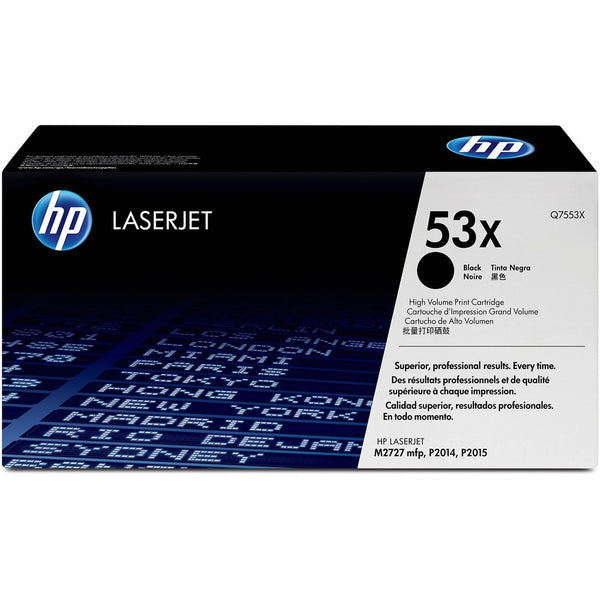 HP 53X (Q7553X) Black High Yield Original Toner Cartridge for HP LaserJet M2727 P2014 P2015