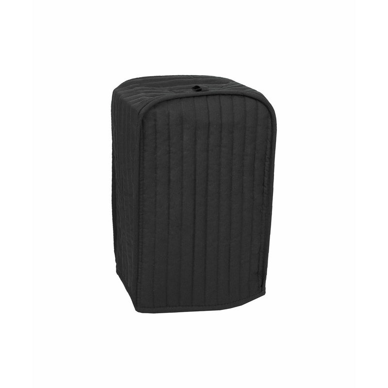 Ritz Polyester/Cotton Quilted Stand Mixer or Coffee Maker Appliance Cover, Dust and Fingerprint Protection, Machine Washable, Black