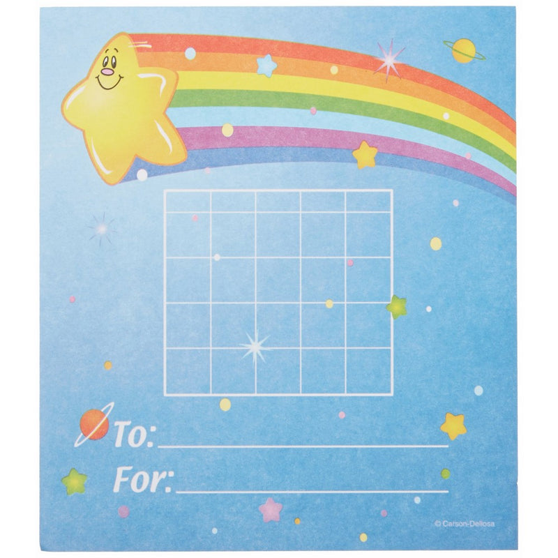 Mini Incentive Charts Rainbow 36/pk