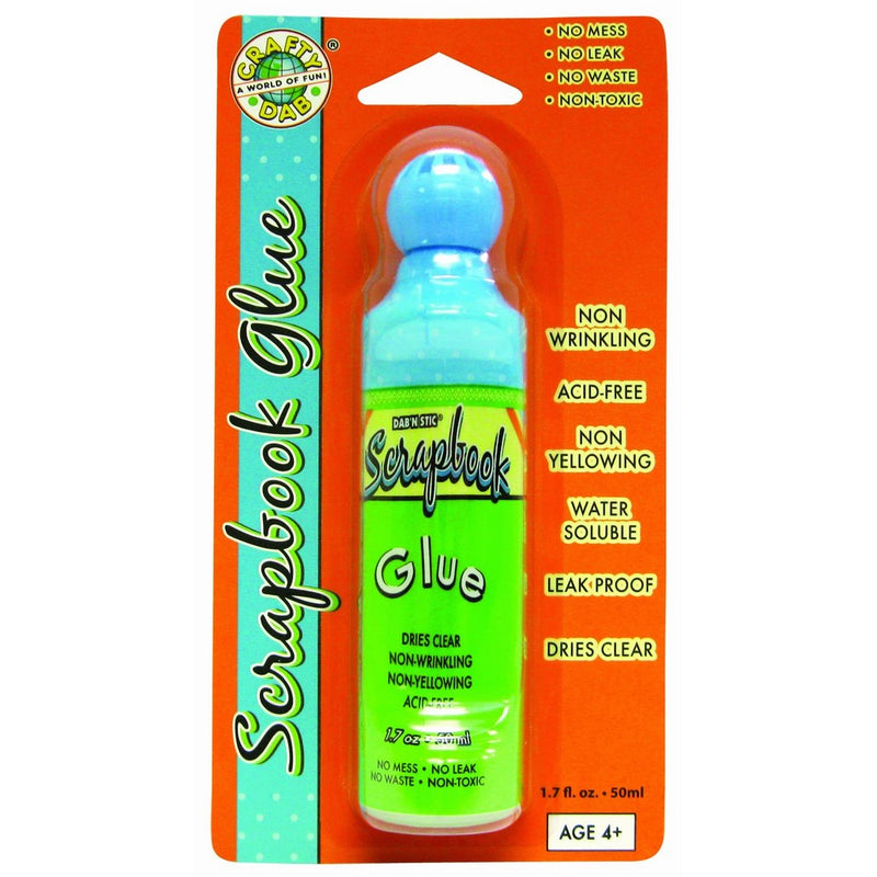 Crafty Dab Scrapbook Glue, 1.7fl.oz