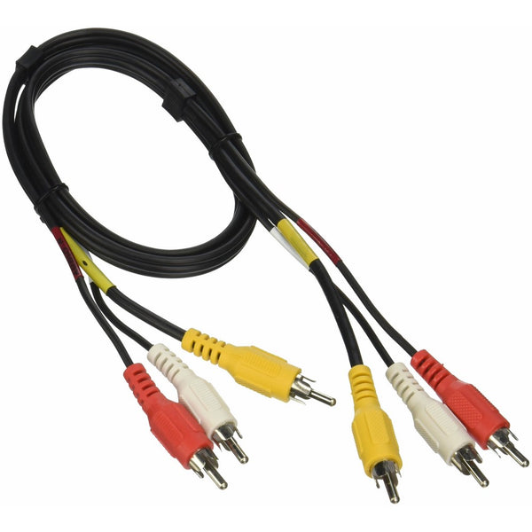 C2G 40447 Value Series Composite Video  Stereo Audio Cable, Black (3 Feet, 0.91 Meters)