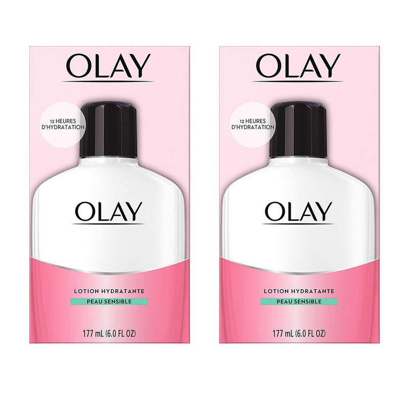 OLAY Moisturizing Lotion Sensitive Skin 6 oz (Pack of 2)