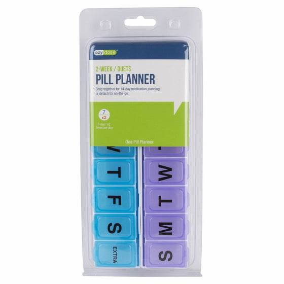 Ezy Dose Weekly Contoured Pill Planner