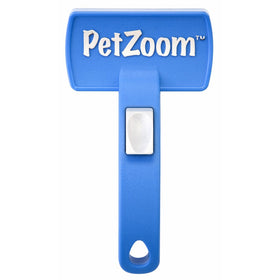 PetZoom Self Cleaning Grooming Brush with Bonus Pet Trimmer