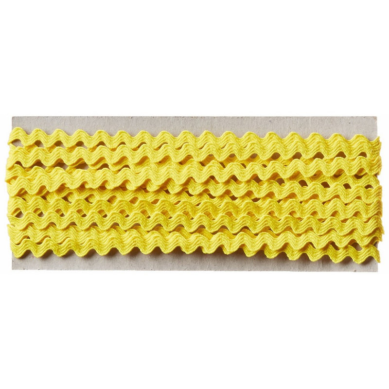 Wrights 117-400-086 Polyester Baby Rick Rack Utility Trim, Canary, 4-Yard