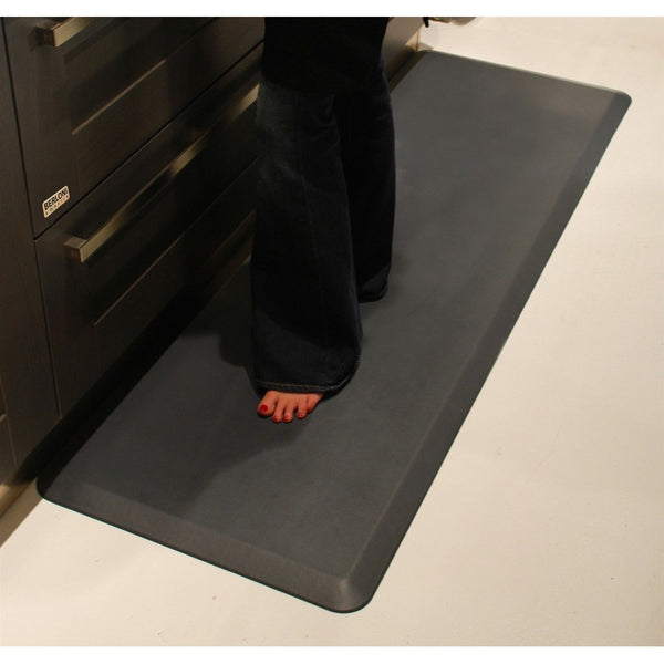 WellnessMats Original Anti-Fatigue Kitchen Mat, 72 Inch by 24 Inch, Grey