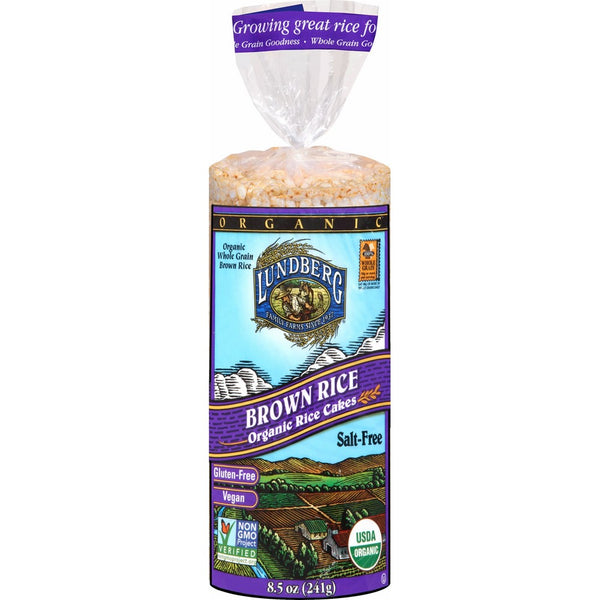 Lundberg Gluten-Free Brown Rice Organic Rice Cakes - 8.5 oz