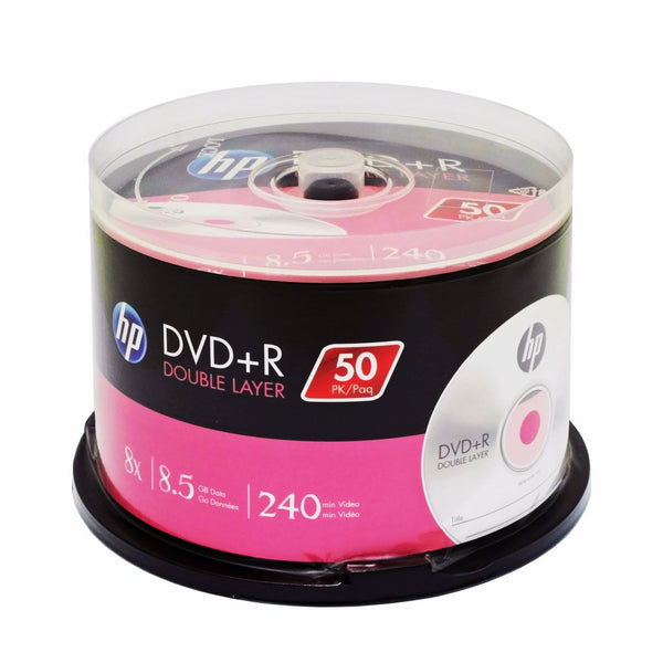 HP DVDR DOUBLE LAYER BRANDED 8X 8.5GB 240min Video