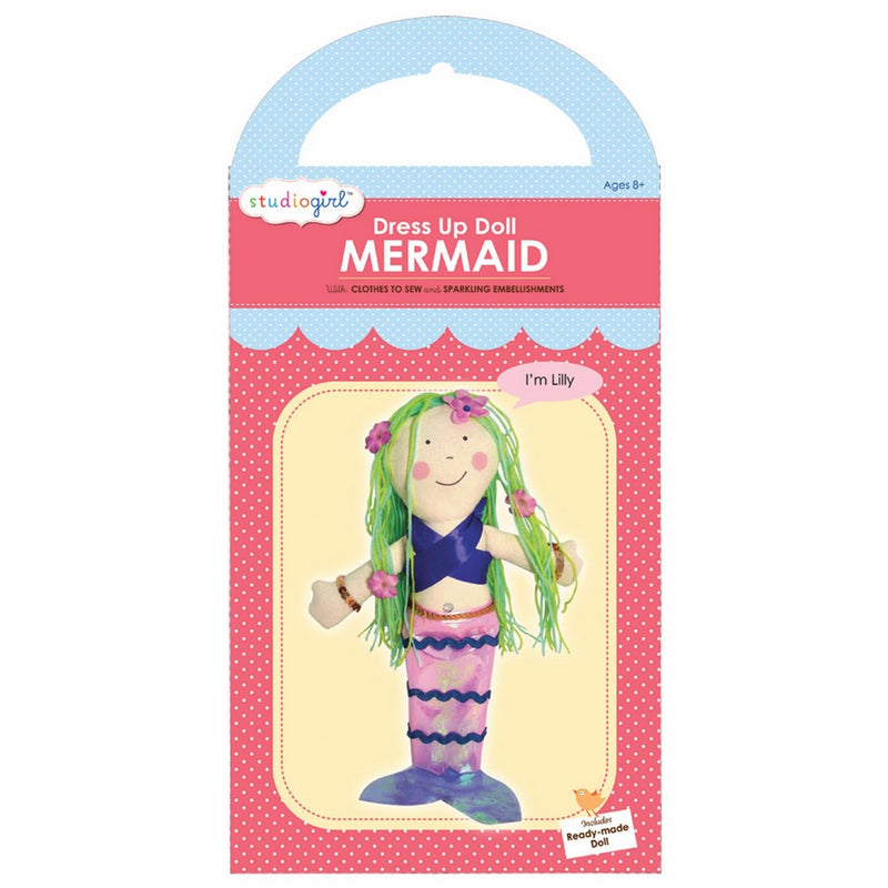 My Studio Girl Dress Up Doll Mermaid Kit, Lily