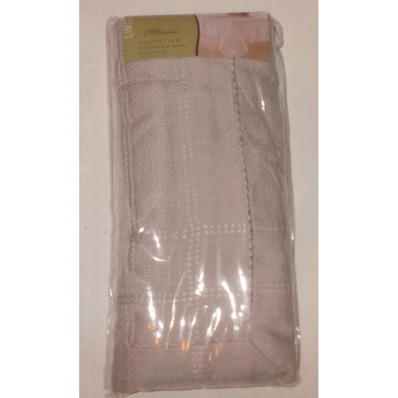 Lintex Napkins Set of 4 - Color: Silver Pattern: Moravia