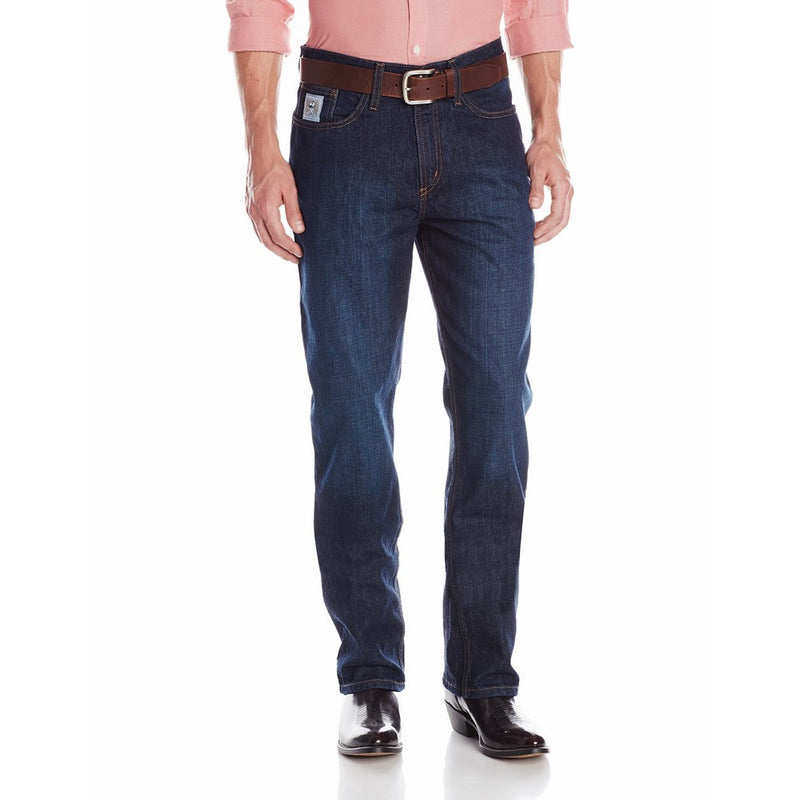 Cinch Men's Silver Label Slim Fit Jean, Dark Stone Wash, 29W x 36L