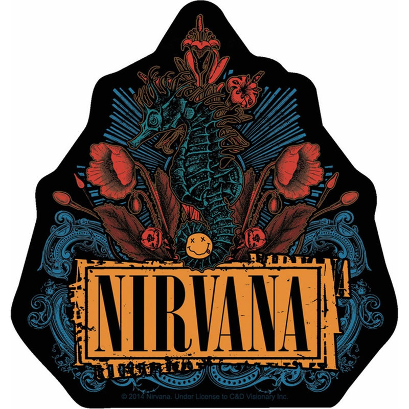 Licenses Products Nirvana Floral Sticker