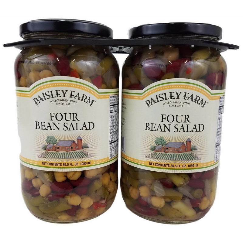 Paisley Farm 2- 35.5 Oz Natural Four Bean Salad, 71 Oz