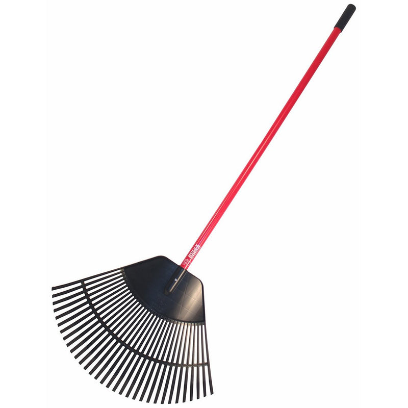 Bully Tools 92630 30" Poly Leaf Rake. Fiberglass Handle. (ships disassembled)