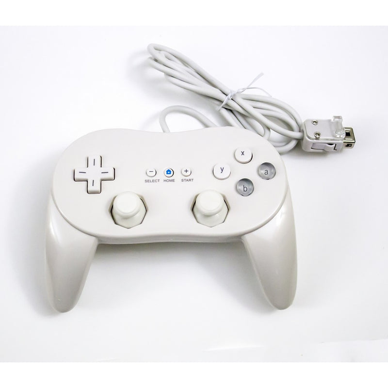 Old Skool Wii Classic Pro Controller for Wii and WiiU White