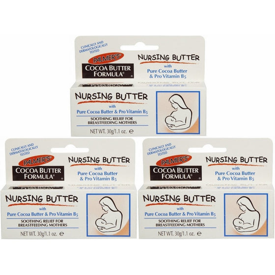 Palmer's Cocoa Butter Formula Nursing Butter, 1.1 Oz (Pack of 3)