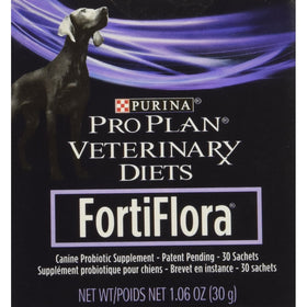 Purina Fortiflora Canine Nutritional Supplement Box (6 Pack), 30gm/180 Count