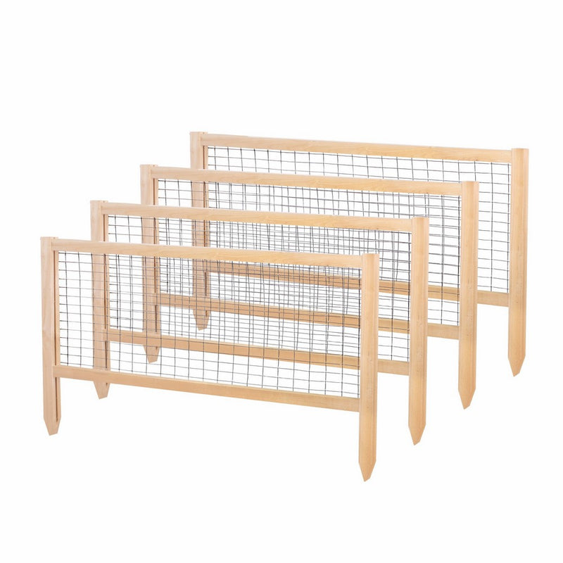 Greenes Fence CritterGuard Cedar Garden Fence (Pack of 4), 23.5"