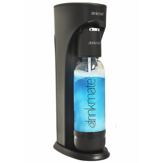 Drinkmate Beverage Carbonation Maker with 3 oz Cylinder, Matte Black