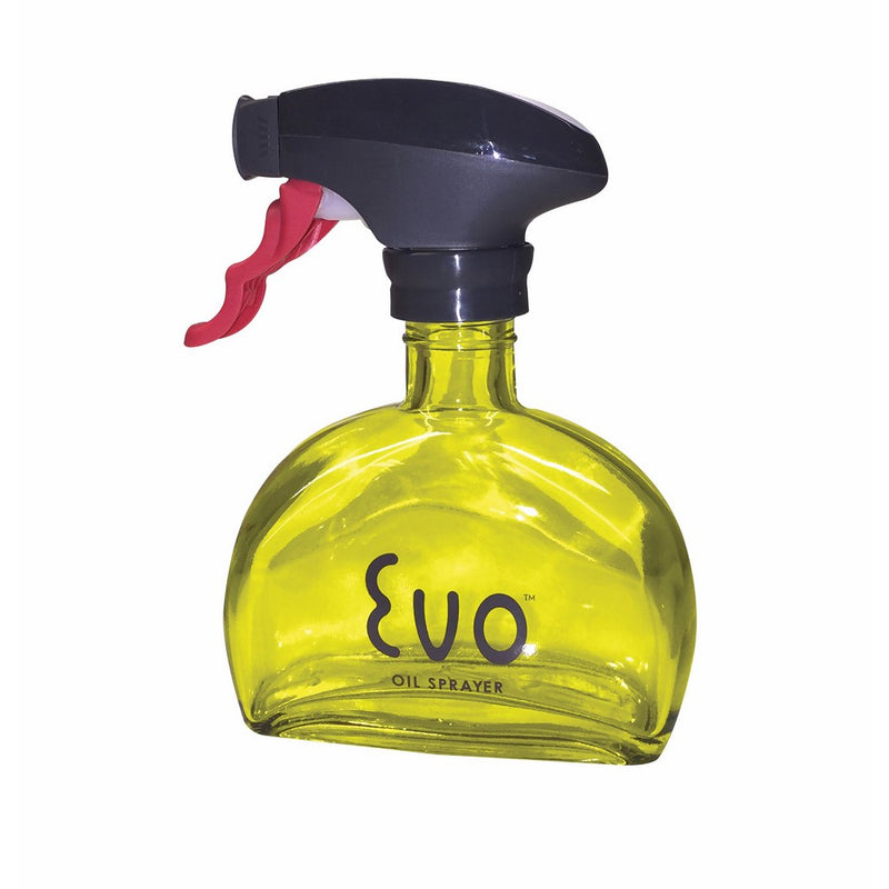 Evo Glass Trigger Sprayer Bottle, Non-Aerosol for Olive Oil and Cooking Oils, 6-Ounce Capacity