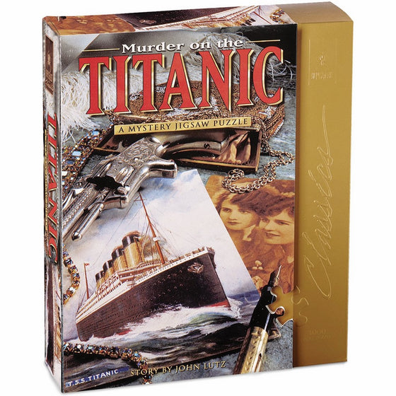 University Games Murder on the Titanic Mystery Jigsaw Puzzle