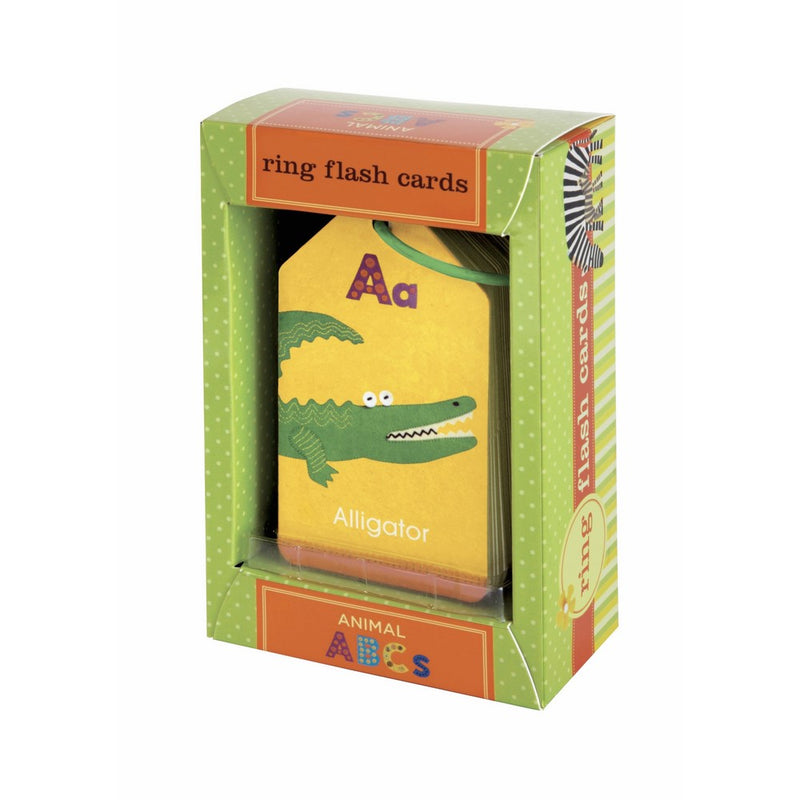 Mudpuppy Animal ABCs Flash Cards for Ages 3 to 7 – Fun Illustrations on Two-Sided Flash Cards Help Kids Learn Alphabet