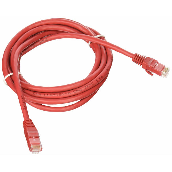 C2G/Cables to Go 27862 Cat6 Snagless Unshielded (UTP) Network Crossover Patch Cable, Red (7 Feet/2.13 Meters)