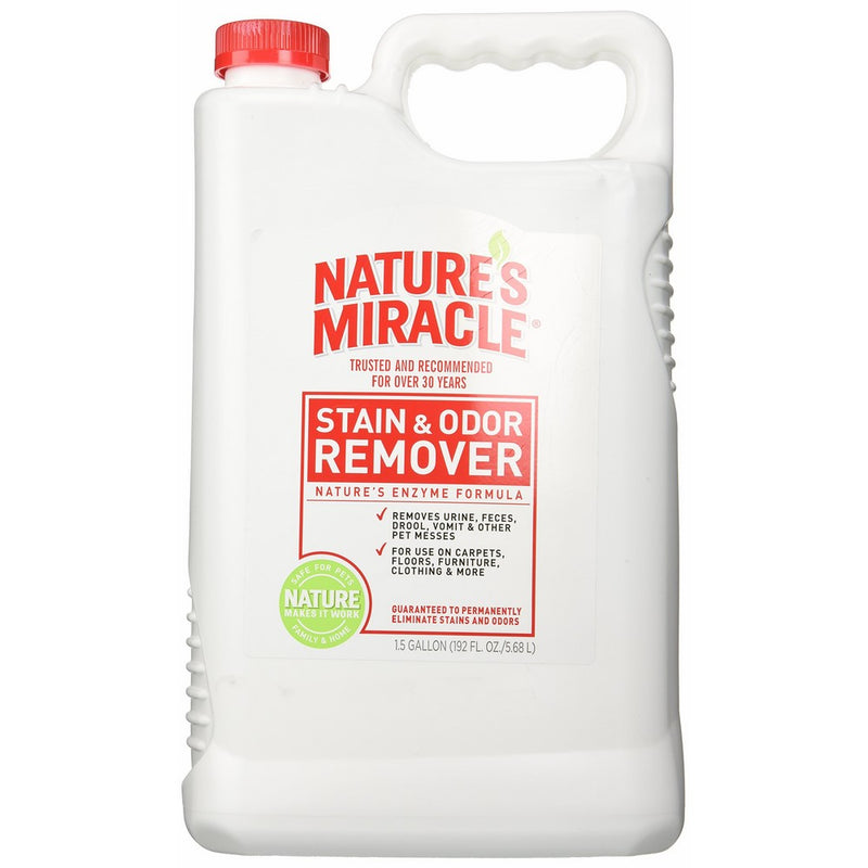 Nature's Miracle Pet Stain and Odor Remover, 1-1/2-Gallon