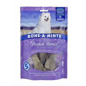 N-Bone Bone-A-Mints All natural, Wheat-Free Breath Freshening Bone, 8.58-Ounce, Medium, 6-Pack