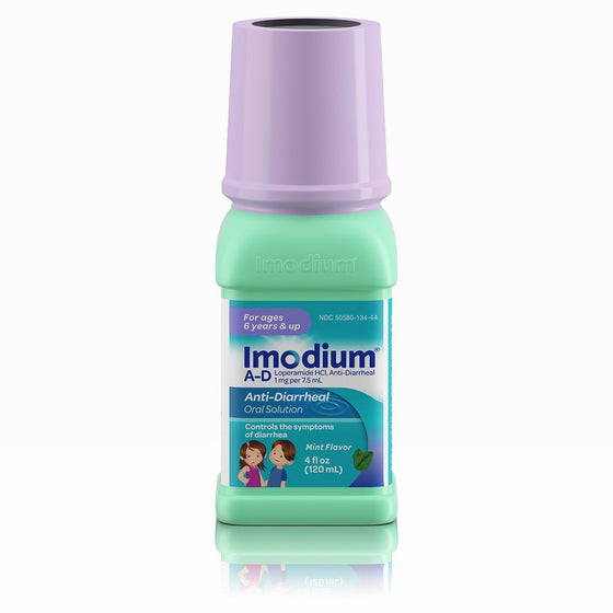 Imodium A-D Diarrhea Medicine, Liquid, For Children, Mint Flavored, 4 oz