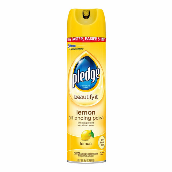 Pledge Lemon Enhancing Polish 9.7 oz