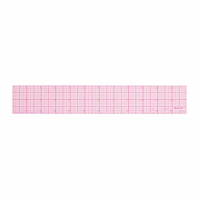 Westcott 8ths 12-Inch Beveled Transparent Ruler (B-70)