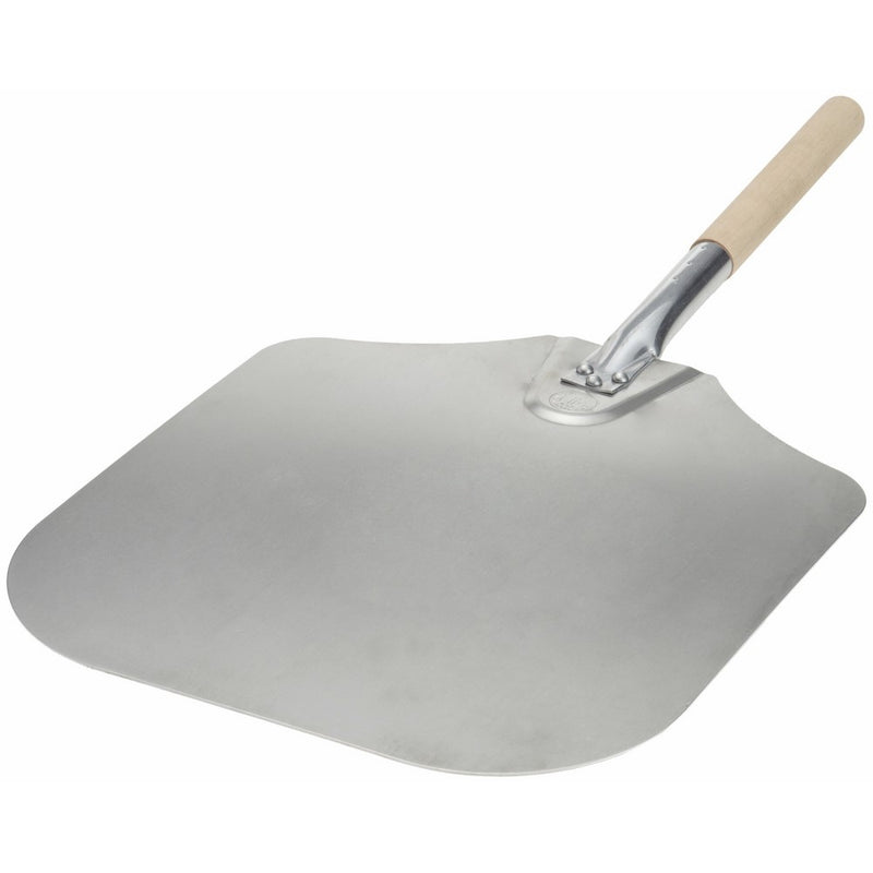 Kitchen Supply 14-Inch x 16-Inch Aluminum Pizza Peel with Wood Handle